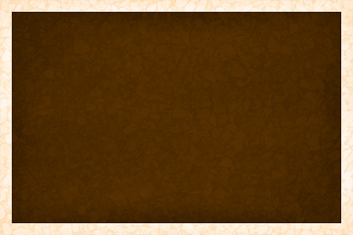 Dark brown coloured abstract marble pattern horizontal vector illustration of backgrounds with golden colored grunge border on all sides. Can be used as photo frame templates, party celebrations wallpaper, greeting cards, background or gift wrapping sheet.