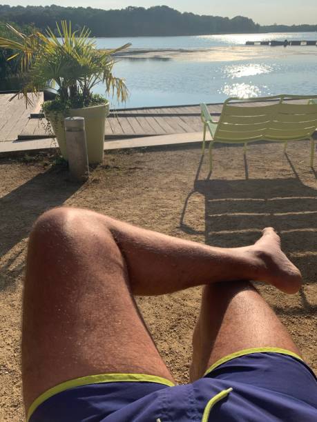 istock Relaxing next to the lake in summer. 1336818989