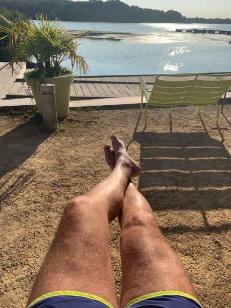 istock Relaxing next to the lake in summer. 1336818991