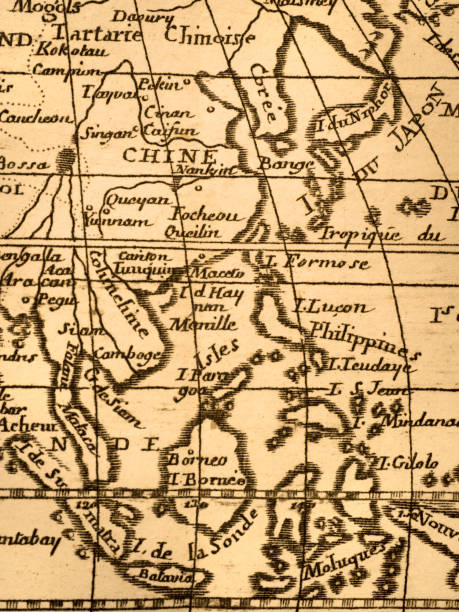 istock Antique world map, Southeast Asia 1336823275