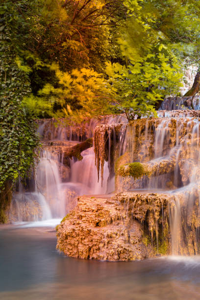 Krushuna Waterfalls panorama, Lovech, Bulgaria