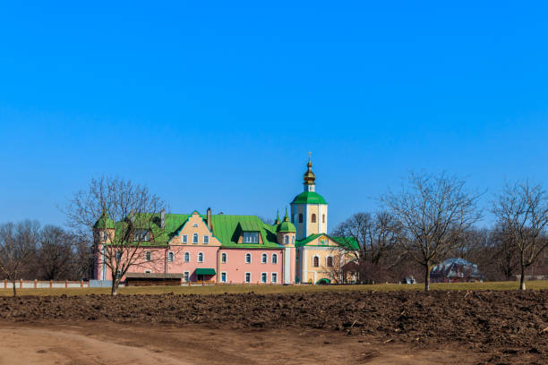 istock Holy Trinity Motroninsky convent in Kholodny Yar, Ukraine 1336835217