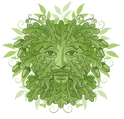istock Green man vector illustration 1336836442