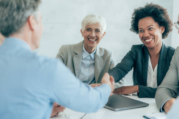 istock Handshake for the new agreement 1336837890