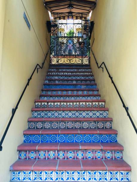 istock Colorful Outdoor Staircase 1336840438