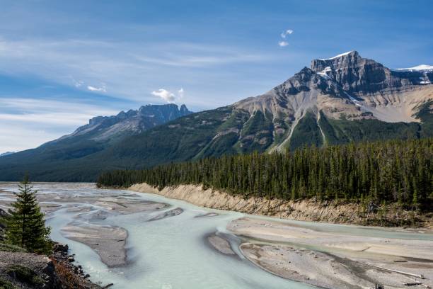 istock Rocky Mountains. Canada. Icefields parkway, Sunwapta river 1336844376