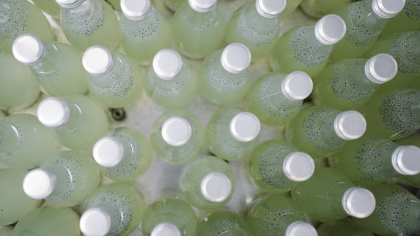 istock Bottles in production factory 1336844457