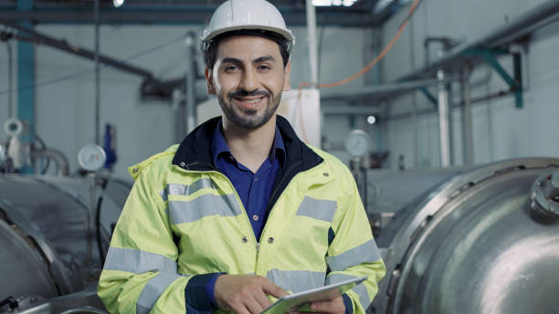 istock Confident male engineer portrait 1336844560