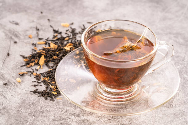 istock Aromatic herbal tea with spices close up 1336864023