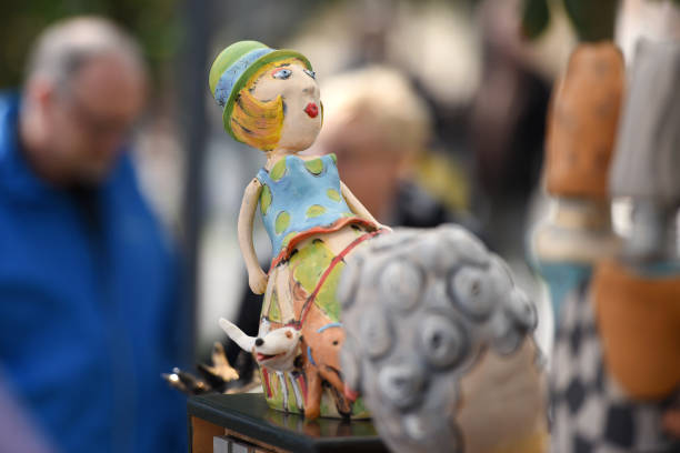 Clay statues taking a siesta. The soft focus was unintentional, but pleasing. Serendipity!