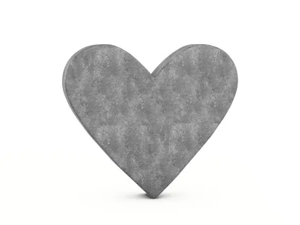 Photo of Concrete heart symbol