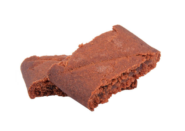 istock chocolate cacao cookies isolated on the white 1336886453