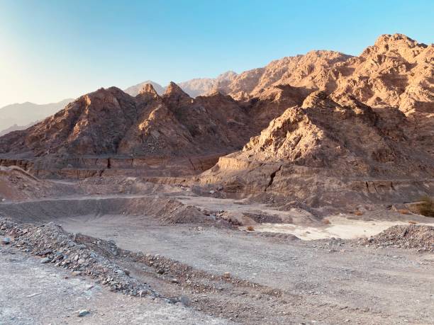 istock Desert Sinai Mountains at Sunset 1336889510