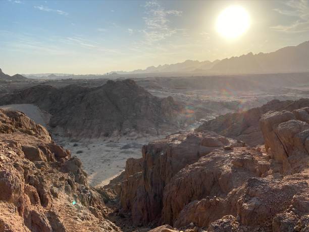 istock Desert Sinai Mountains at Sunset 1336889514