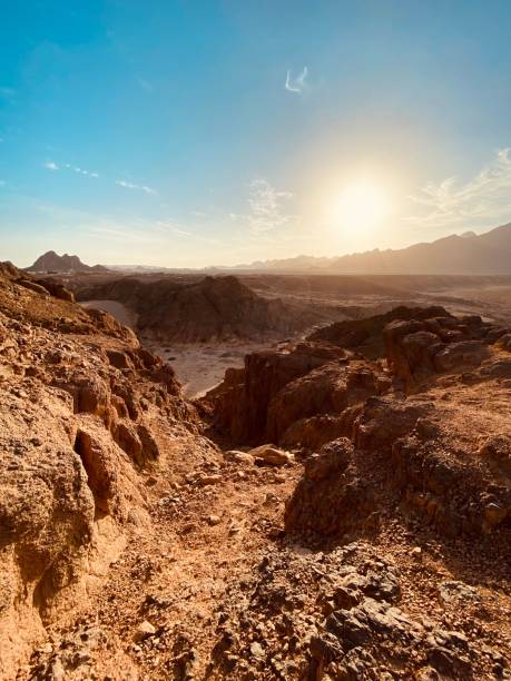 istock Desert Sinai Mountains at Sunset 1336889521