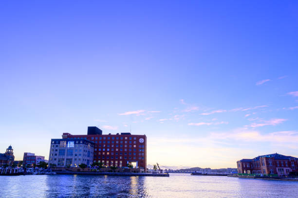 istock Dusk in Mojiko Retro District 1336892187