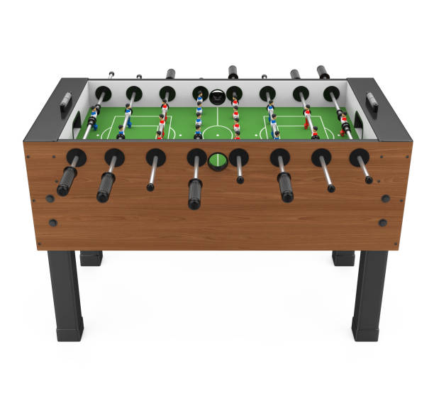 istock Foosball Soccer Table Game Isolated 1336895057