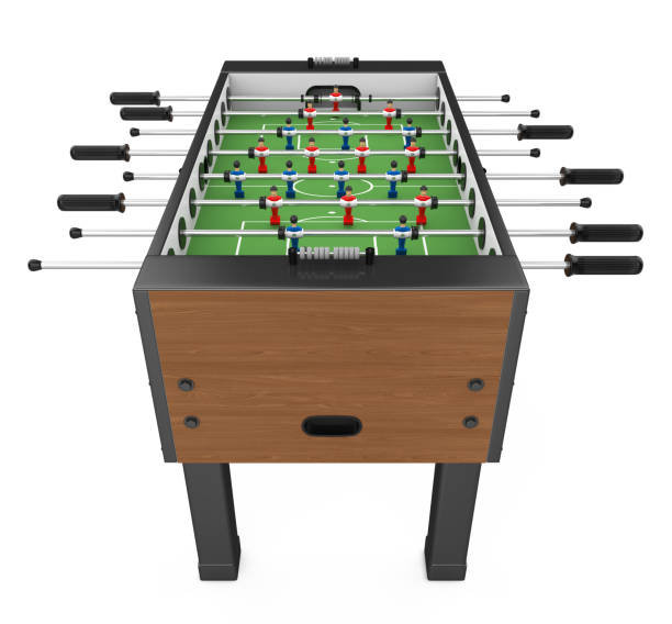istock Foosball Soccer Table Game Isolated 1336895153