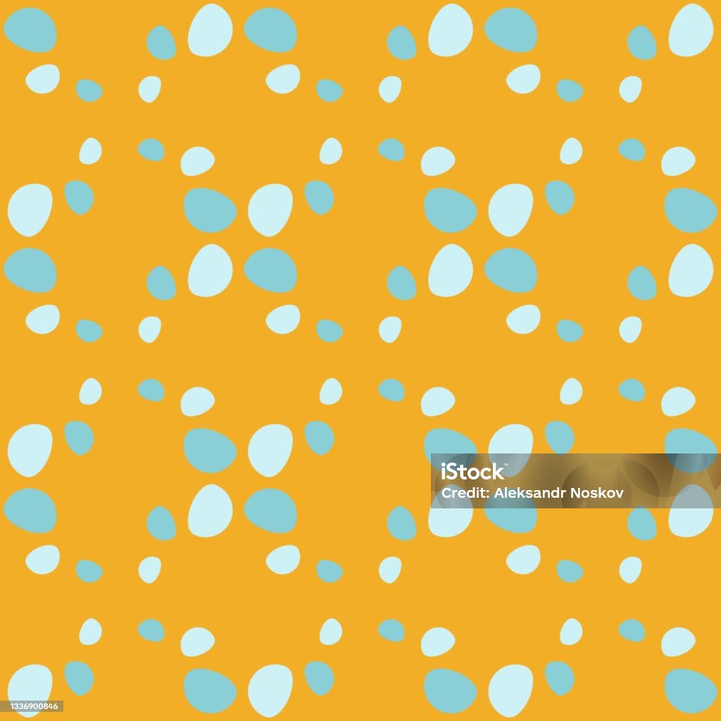 Roundish Pattern Natural Rounded Pattern Stock Illustration - Download Image Now - 1960 ...