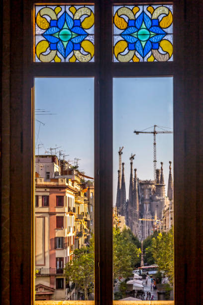 Barcelona, Spain - May 21, 2014: La Sagrada Familia