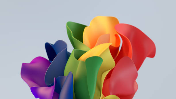 LGBT Flag abstract conceptual background