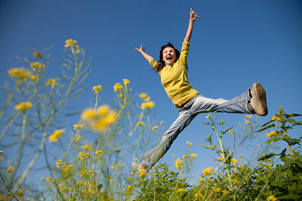 istock Jumping happy girl 133691146