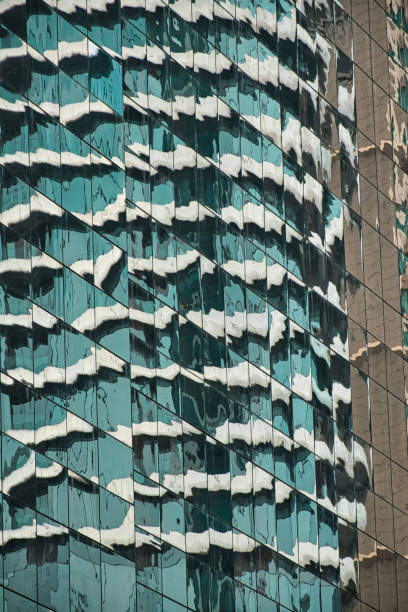 istock Abstract minimal style reflecting architecture in Bangkok 1336924222