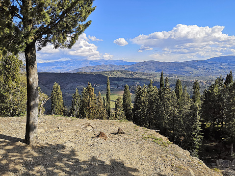Der Flug Des Ikarus Auf Dem Monte Ceceri Hügel Fiesole Toskana ...