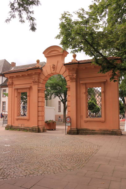 istock Cloudy summer day in the centre of Rastatt 1336932613