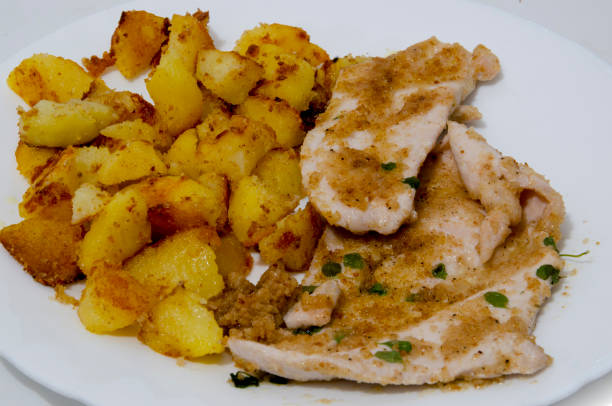 istock Chicken breast with potatoes 1336933903