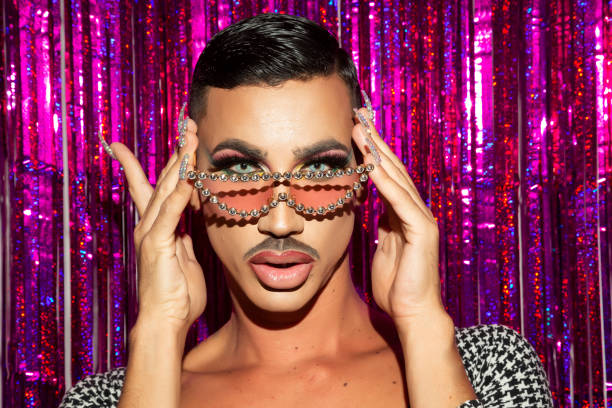 istock portrait of drag queen diva in glitter night 1336934063