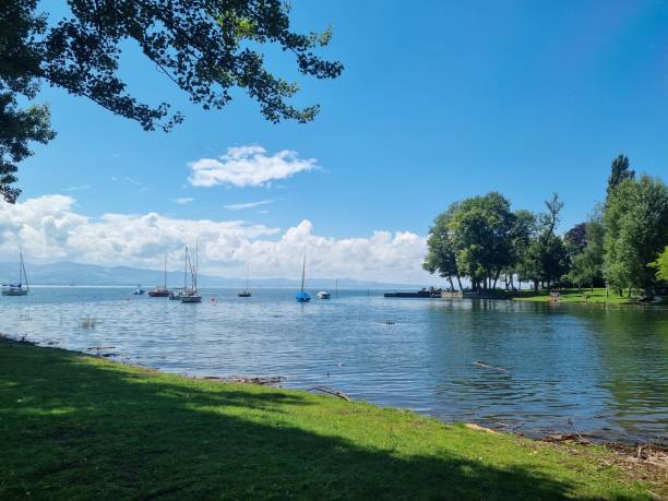 Lake Constance Lake Constance in Summer bodensee stock pictures, royalty-free photos & images