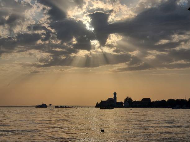 istock Rays of sun over Lake Constance 1336939724