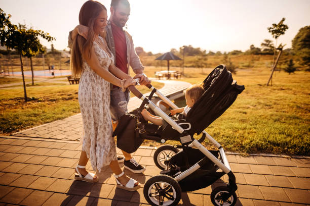 istock Happy family spending time outdoors 1336940825