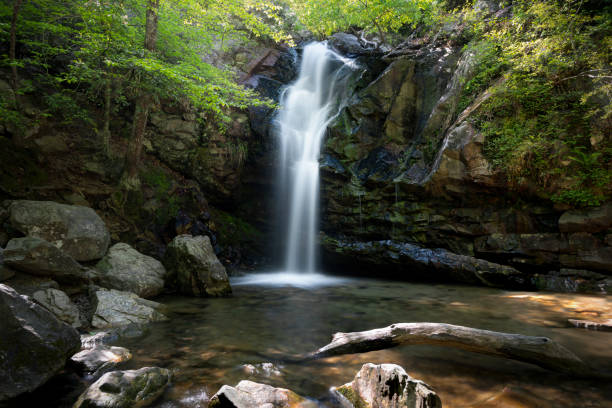 Peavine Falls at Oak Mountain State Park, Pelham, Alabama, USA stock photo