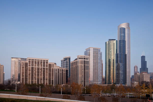 istock Chicago's high-rise apartments and office buildings 1336944924