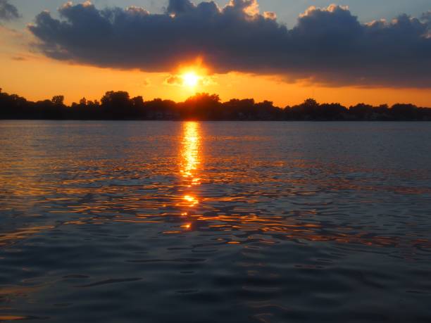 istock A Beautiful Late August Sunset on Lake Lansing in Haslett, Mi 1336950143