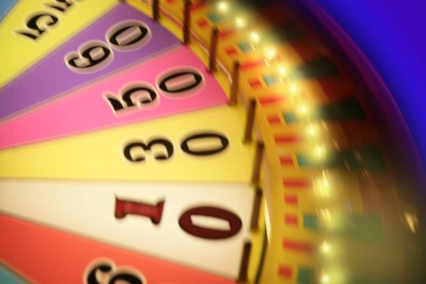 istock Blurry colorful glow gambling roulette 1336959170
