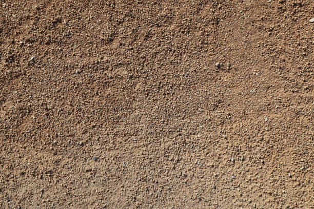istock Detail of red dirt with small pebbles 1336963461