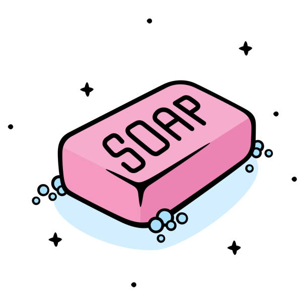 Soap Bar Doodle 6 Stock Illustration - Download Image Now - Soap, Soap Sud,  Bar Of Soap - iStock