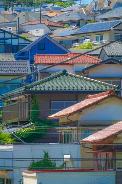istock Hino City skyline and the blue sky 1336975077