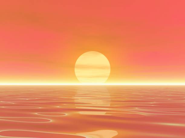 istock Fantastic landscape of Sea and Sunrise 1336978095