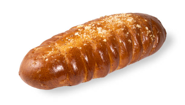 istock Sweet loaf for tea isolated on a white background 1336989150