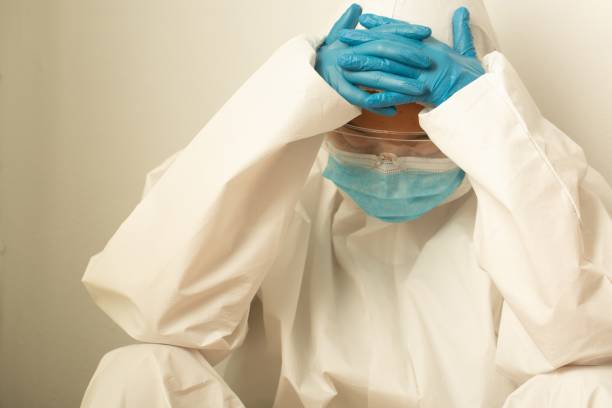istock Doctors and nurses are stressed and tired about the current covid-19 epidemic. 1336990557