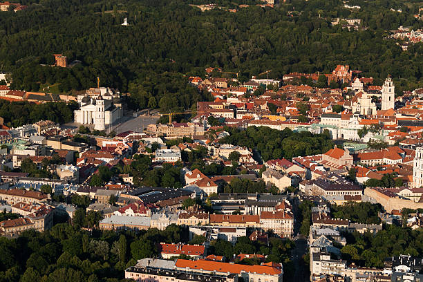 istock Vilnius old town from the air 133699764
