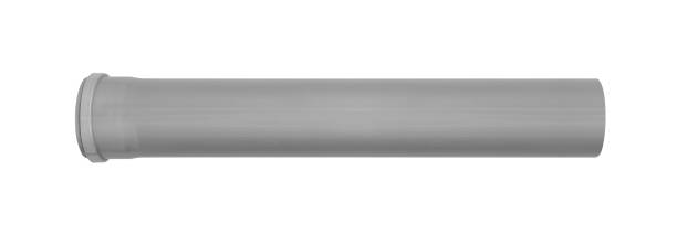 istock Plumbing and sewerage - 100mm PVC pipe sewerage system. Length 60 centimeters 1337002260