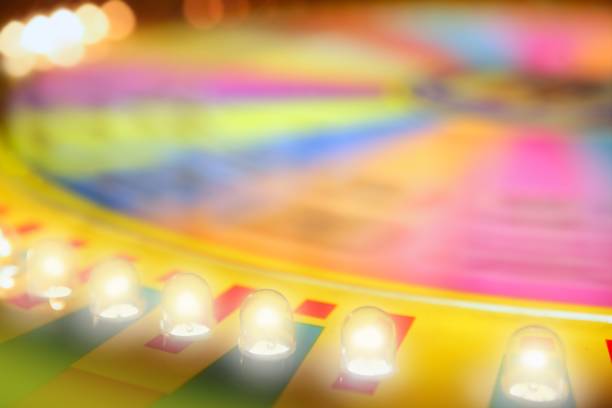 istock Blurry colorful glow gambling roulette 1337005206