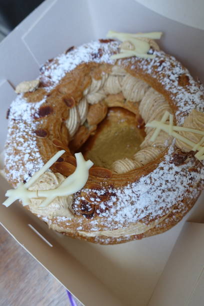 istock Paris Brest cake  French gastronomic culinary tradition 1337017627