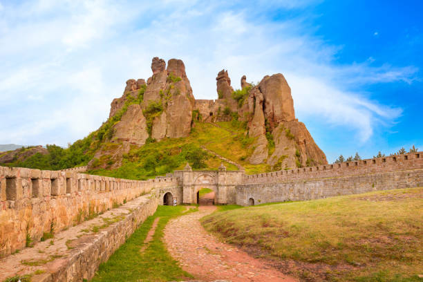 Belogradchik Kaleto, ancient fortress, Bulgaria stock photo