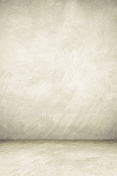 istock Empty brown concrete room and floor background, Perspective brown gradient concrete room for interior background, backdrop,  Brown grunge cement room with space for product display mockup, template 1337019219